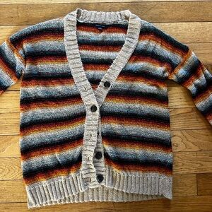 American Eagle Outfitters Multicolor Oversized Cardigan